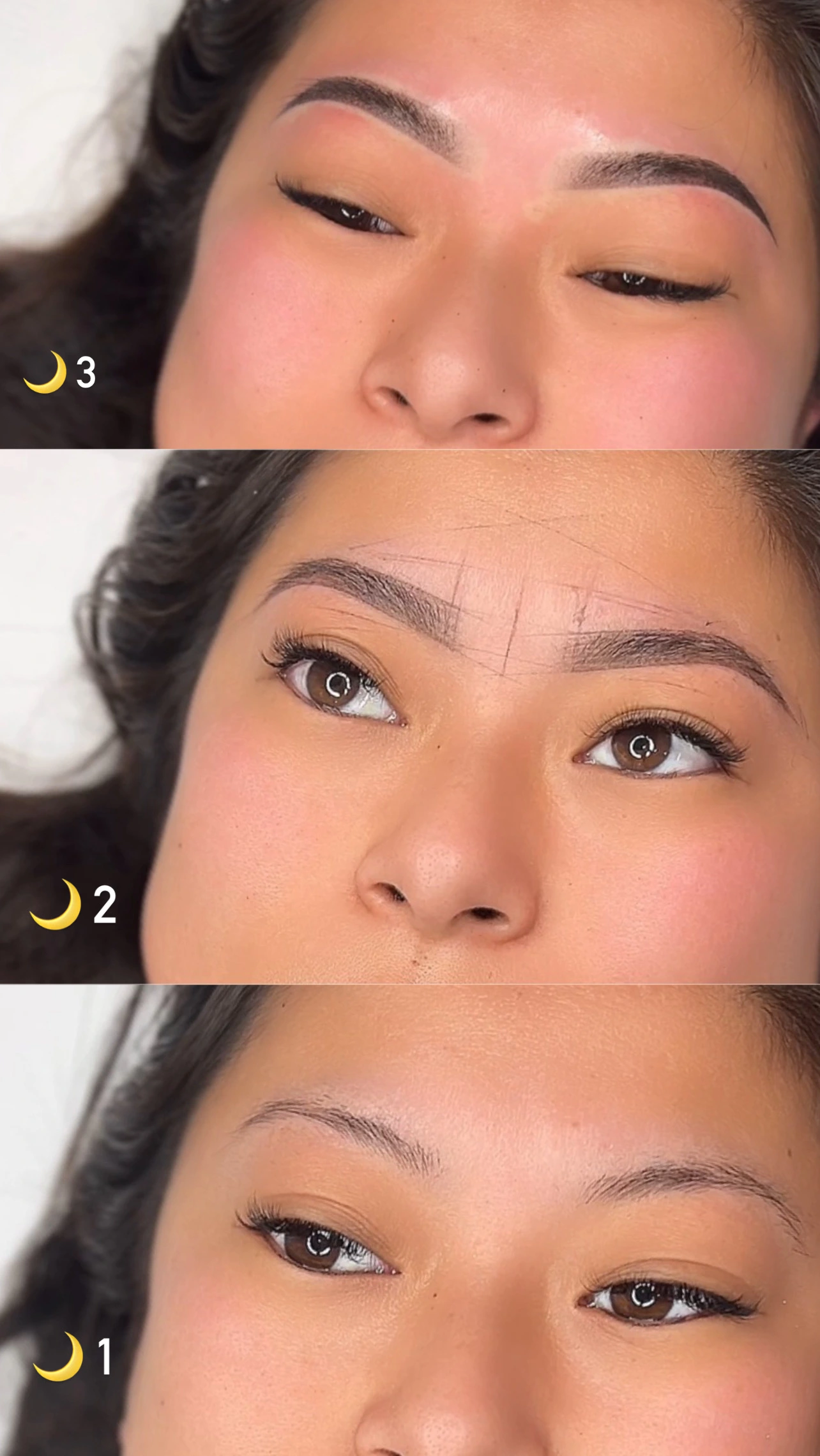 Voor en na: PMU wenkbrauwen bij Whitney’s Beauty Addicts in Melick